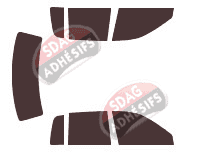 Kit film teinté Cadillac Fleetwood (2) Brougham Berline 4 portes (1993 - 1996)