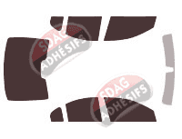 Kit film teinté Volvo S80 Berline 4 portes (2006 - 2016)