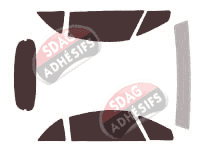 Kit film teinté Mitsubishi Eclipse (4) Cabriolet 2 portes (2007 - 2013) Kit film teinté Mitsubishi Eclipse (4) Cabriolet 2 portes (2007 - 2013)