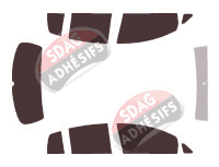 Kit film teinté Volkswagen Golf (5) Plus 5 portes (2003 - 2009) Kit film teinté Volkswagen Golf (5) Plus 5 portes (2003 - 2009)