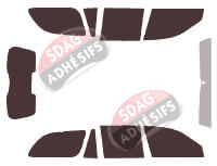 Kit film teinté Rover 75 Break 5 portes (1999 - 2005)