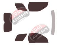 Kit film teinté Suzuki Grand Vitara (3) 3 portes (2005 - 2015)