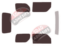 Kit film teinté Suzuki Jimny (3) 3 portes (2006 - 2010) Kit film teinté Suzuki Jimny (3) 3 portes (2006 - 2010)