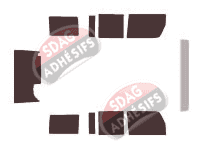 Kit film teinté Jeep Wrangler (3) 5 portes (2007 - 2011)