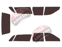 Kit film teinté Chevrolet Caprice (4) Wagon Break 5 portes (1991 - 1996)