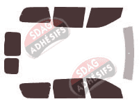 Kit film teinté Dacia Logan (1) MCV Break 6 portes (2007 - 2013)
