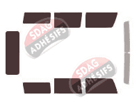 Kit film teinté Hummer H2 5 portes (2002 - 2012)