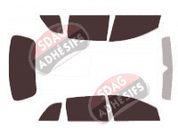Kit film teinté Fiat Croma Break 5 portes (2005 - 2012)