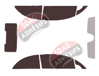 Kit film teinté Citroën C3 (1) Pluriel Cabriolet 2 portes (2003 - 2011) Kit film teinté Citroën C3 (1) Pluriel Cabriolet 2 portes (2003 - 2011)