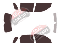 Kit film teinté Daihatsu Terios (2) 5 portes (2006 - 2017) Kit film teinté Daihatsu Terios (2) 5 portes (2006 - 2017)