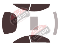 Kit film teinté Mercedes-Benz CL (3) Coupe 2 portes (2006 - 2015)