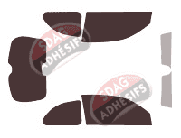 Kit film teinté Nissan Micra (3) 3 portes (2002 - 2010) Kit film teinté Nissan Micra (3) 3 portes (2002 - 2010)