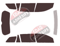 Kit film teinté Opel Astra (H) Break 5 portes (2004 - 2011) Kit film teinté Opel Astra (H) Break 5 portes (2004 - 2011)