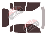 Kit film teinté Suzuki Ignis Court 5 portes (2000 - 2007)