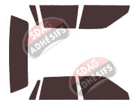 Kit film teinté Chevrolet Celebrity Berline 4 portes (1981 - 1990)
