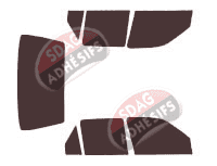 Kit film teinté Ford Fiesta (3) 5 portes (1989 - 1995) Kit film teinté Ford Fiesta (3) 5 portes (1989 - 1995)