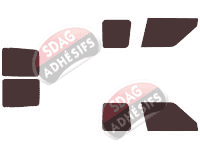 Kit film teinté Renault Express (1) Utilitaire 4 portes (1985 - 2000)