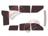 Kit film teinté Ford Maverick (2) 5 portes (1993 - 2001)