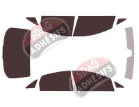 Kit film teinté Fiat Linea Berline 4 portes (2008 - 2018)