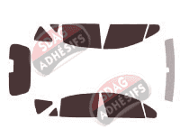 Kit film teinté Peugeot 207 SW Estate Break 5 portes (2007 - 2013) Kit film teinté Peugeot 207 SW Estate Break 5 portes (2007 - 2013)