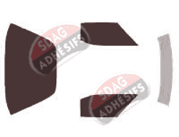 Kit film teinté Chevrolet Corvette (3) C3 Coupe 2 portes (1978 - 1982) Kit film teinté Chevrolet Corvette (3) C3 Coupe 2 portes (1978 - 1982)