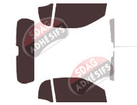 Kit film teinté Smart ForTwo (2) Coupe 3 portes (2007 - 2014) Kit film teinté Smart ForTwo (2) Coupe 3 portes (2007 - 2014)