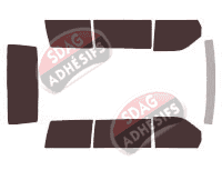 Kit film teinté Mercedes-Benz Vito / EQV (1) 5 portes (1996 - 2003)
