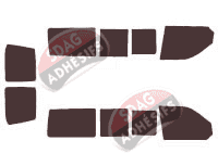 Kit film teinté Volkswagen Transporter T5 (5) Court 5 portes (2003 - 2015) Kit film teinté Volkswagen Transporter T5 (5) Court 5 portes (2003 - 2015)