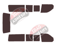 Kit film teinté Volkswagen Transporter T5 (5) Long 4 portes (2003 - 2015) Kit film teinté Volkswagen Transporter T5 (5) Long 4 portes (2003 - 2015)