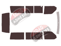 Kit film teinté Volkswagen Transporter T4 (4) Court 4 portes (1990 - 2003)