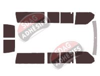 Kit film teinté Volkswagen Transporter T4 (4) Long 5 portes (1990 - 2003)