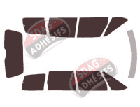 Kit film teinté Renault Grand Espace (3) Long 5 portes (1996 - 2002) Kit film teinté Renault Grand Espace (3) Long 5 portes (1996 - 2002)