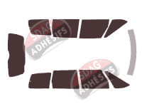 Kit film teinté Renault Grand Espace (3) Long 5 portes (1996 - 2002) Kit film teinté Renault Grand Espace (3) Long 5 portes (1996 - 2002)