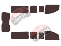 Kit film teinté Fiat Scudo (2) Long 5 portes (2007 - 2017)