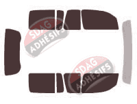 Kit film teinté Chevrolet HHR 5 portes (2005 - 2011)