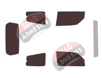 Kit film teinté Mitsubishi Pajero (3) Court 3 portes (2000 - 2006) Kit film teinté Mitsubishi Pajero (3) Court 3 portes (2000 - 2006)