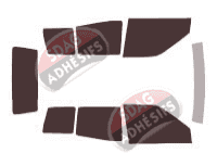 Kit film teinté Ford Maverick (2) 3 portes (1993 - 2001)