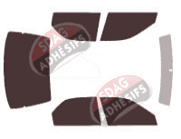 Kit film teinté Honda Civic (5) Berline 4 portes (1992 - 1995) Kit film teinté Honda Civic (5) Berline 4 portes (1992 - 1995)