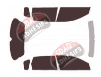 Kit film teinté Honda Civic (7) 5 portes (2001 - 2006) Kit film teinté Honda Civic (7) 5 portes (2001 - 2006)