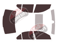Kit film teinté Mercedes-Benz Classe C (3) Berline 4 portes (2008 - 2014)