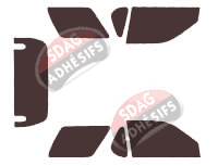 Kit film teinté Opel Frontera (B) 3 portes (1998 - 2005) Kit film teinté Opel Frontera (B) 3 portes (1998 - 2005)