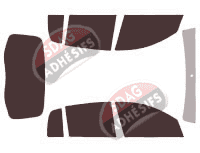 Kit film teinté Dacia Sandero (1) 5 portes (2008 - 2013)