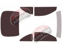 Kit film teinté Toyota Celica (6) 3 portes (1993 - 1999)