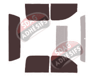 Kit film teinté Chevrolet Silverado (2) Crew Cab Pick-up 4 portes (2007 - 2013)
