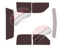 Kit film teinté Chevrolet Silverado (2) Crew Cab Classic Pick-up 4 portes (2007 - 2013) Kit film teinté Chevrolet Silverado (2) Crew Cab Classic Pick-up 4 portes (2007 - 2013)