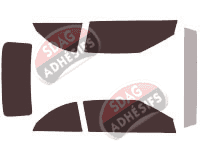 Kit film teinté Chrysler Sebring (3) Cabriolet 2 portes (2007 - 2010)