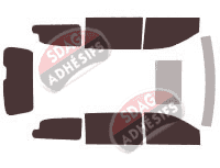 Kit film teinté Chrysler Town & Country Long 5 portes (2008 - 2016)