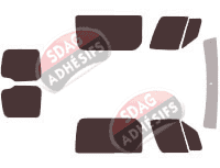 Kit film teinté Dodge Sprinter Cabine Approfondie 5 portes (2007 - 2009)