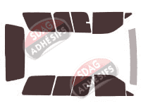 Kit film teinté Ford Aerostar 5 portes (1990 - 1998)