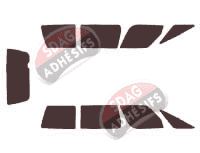 Kit film teinté Chevrolet Lumina (1) Van 5 portes (1989 - 1996)